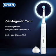 360° Smart Ring Oral-B Io4 Electric Toothbrush 4 Gum Care Modes 3-Color Pressure Alert Magnetic Brus