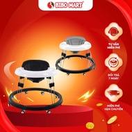 Round Baby Walker 4 Steps/ 9 Steps Adjustable Cushion for Babies 6 - 12 Months - Bibomart