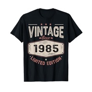 Men's cotton T-shirt High Quality cotton Birthday For Men Born 1985 T-Shirt 4XL , 5XL , 6XL
