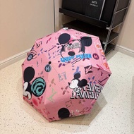 Classic Umbrella Automatic Folding Mickey Mouse Sunscreen Cover Sun Eight Strands Three
