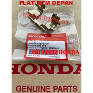 FRONT BRAKE PAD MOUNTING IRON PLATE BRAKE RETAINER a BRIO FREED JAZZ GD3 GE8 CITY GD8 GM2 IDSI VTEC 