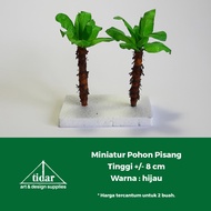MH - Miniature Banana Tree Model 9 cm High - Banana Tree Miniature