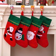 Gift bag and Christmas decoration in the shape of a large sock