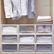 Blala Drawer Type Plastic Clothes Storage Box Transparent Organizer for Underwear Sock