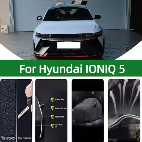 For Hyundai IONIQ 5 Outdoor Protection Full Car Covers Snow Cover Sunshade Waterproof Dustproof Exte