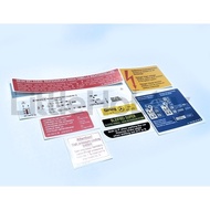 Mercedes W124 230E M102 Sticker