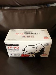 韓國🇰🇷直送白色 Snoopy KF-AD 口罩 （現貨）