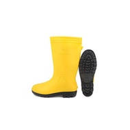 LOKAL FUSHA 801 YELLOW High Boots Anti-Slip Water Flexible Comfortable Light Local Rubber Plantation