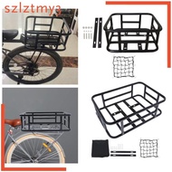 [szlztmy3] Rear Rack Bike Basket, Bike Rack Bike Pannier, Easy to Install Rear