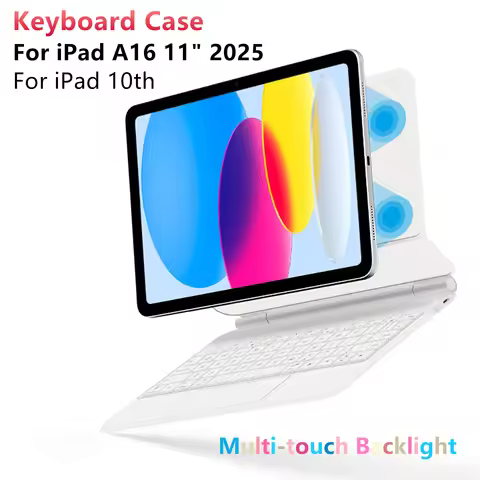 Magic Keyboard For iPad A16 11 inch 2025 10th generation ipad11 Case Folio Smart Cover A3354 A3355 T