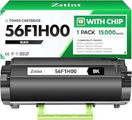 56F1H00 Toner Cartridge with chip Black Replacement for Lexmark 56F1H00 Toner Compatible for Lexmark