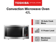 Toshiba ML-EC42S(BS) Black Stainless Steel 10 Auto Menu Microwave, 42L