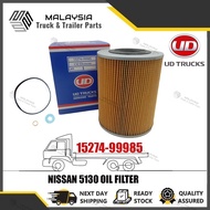 (ORIGINAL) NISSAN 5130 OIL FILTER 15274-99985 UD MinyakOil filter 15274-99227 99985 Nissan L6 CW520 