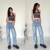 WONY JEANS - Baggy Jeans Korean Looks Basic Baggy Jeans XS - XXL