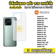 🔥 ฟิล์มกันรอย ฟิล์มหลัง เคฟล่า รุ่น Redmi A3 A2 + Redmi13C Redmi12C Redmi10A Redmi10 Redmi9T Redmi9 Redmi8 Redmi7 ฟิล์มredmi ฟิล์มหลังredmi Xiaomi