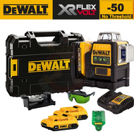 เลเซอร์วัดระดับ 360° DEWALT รุ่น DW089LG แสงสีเขียว 3 เส้นแม่นยำ ของแท้ 100% พร้อมแบตเตอรี่ลิเธียม 2