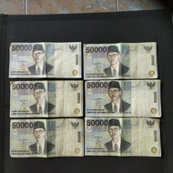 Uang Kuno 50000 50 Ribu Rupiah Tahun 1999 2000