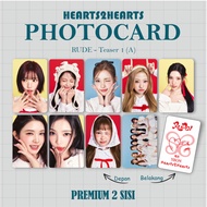 [2 SIDES] PC HEARTS2HEARTS PHOTOCARD - H2H - focus - STYLE - THE CHASE CONTENTS 9 (PCS) PREMIUM UNOF