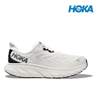 HOKA Men Arahi 6 Wide Running Shoes - Blanc De Blanc / Steel Wool GAU8