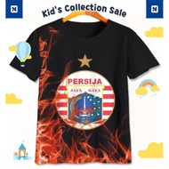Indo Football Club Kids T-Shirt v8 Indonesian Football Club Shirt for Kids 3D Printing for Ages 1-12