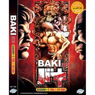 DVD Anime Baki 刃牙 Season 1+2 Vol.1-39 End