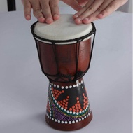 Quà Tặng Nhạc Cụ Gõ Cầm Tay Mới Lạ Djembe Bongo 4 Inch Gỗ Gụ LazaraSport Cho Trẻ Em Bạn Bè