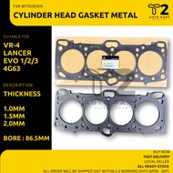 T2 MITSUBISHI LANCER EVO 1/2/3 4G63 , VR4 RACING CYLINDER HEAD GASKET 86.5mm BESI 1.0mm/1.5mm/2.0mm