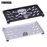Aluminum 1/8 1/10 Scale RC Crawler Car Roof Rack with Pulley Bearing for SCX10 TRX4 Capra Car Shell 