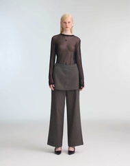 MAINECOON - Imani Layered Wrap Skirt Pants