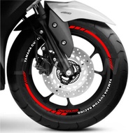 aerox rim sticker decoration yamaha nvx 155 aerox 155 V2 reflective sticker motorcycle wheel