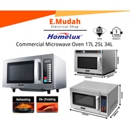 Homelux Commercial Microwave Oven 17L 25L 34L | HMO-DM17L HMO-SM25L HMO-SM34L