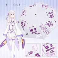 R RE: From Zero Official Genuine Co-Branded Sunny Umbrella Anime Merchandise Rem Rem Emilia Sunshade