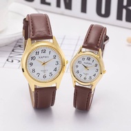 Fashion Men's Watch Ladies Watch Large Dial Digital Face Men's Watch Belt Casual Student Couple Ladies Watch Men's and women's same watches