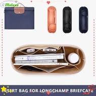 MELENE 1Pcs Linner Bag, Storage Bags Felt Insert Bag,  Travel Multi-Pocket with Zipper Bag Organizer for Longchamp LE PLIAGE CLUB Briefcase S
