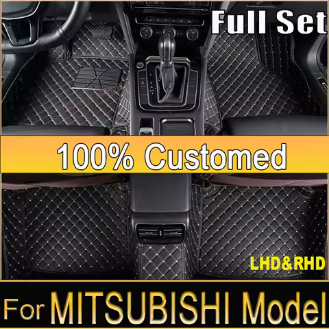 Car Floor Mat For MITSUBISHI Pajero V97 Pajero Sport Pajero 4 V93 V73 Outlander Phev Triton Colt CZC