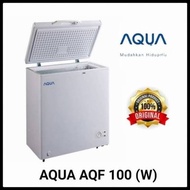 Mini Chest Freezer Peti Aqua Low Watt 100liter 100w *khusus Medan*