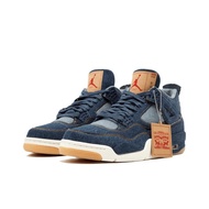 Hot sale Levi's X Air Jordan 4 retro aj4 cowboy men's shoes basketball shoes 3 colors