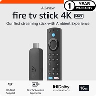 All-new Amazon Fire TV Stick 4K Max streaming device 2nd generation supports Wi-Fi 6E free & live T