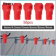 [fixory] Retail Pegboard Hook Stop Locks Lightweight Locking Accessories for Shop Center Display Wal