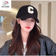 Korean Style Embroidered Fleece Cap (Random) (HATSTORE)