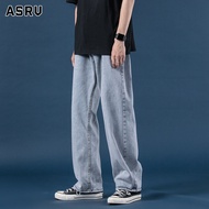 ASRV กางเกงยีนส์ชาย กางเกงขายาว ชาย กางเกงยีนส์ผู้ชาย jeans for men กางเกงยีนส์ผู้ชายขาตรงกางเกงยีนส์ย้อนยุคอินเทรนด์ใส่ได้ทุกโอกาสสไตล์เกาหลีกางเกงยีนส์ถูพื้นแบบยืดขยายกางเกงขายาวสีพื้นใส่ได้ทุกโอกาสกางเกงคุณพ่อกางเกงยีนส์ชายกางเกงขายาวชายกางเกงวินเทจ