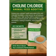 Feed Grade Choline Chloride Corn COB 60% for Poultry 1KG