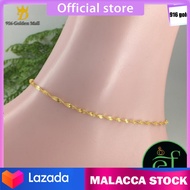 916 gold bracelet gelang kaki perempuan gelang tangan perempuan viral murah EMAS KOREA RANTAI KAKI rantai tangan emas 916 original rantai tangan emas korea cop 916