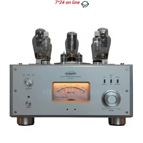 Line Magnetic Tube Amplifier LM-210IA Integrated Amp Single Ended 300B*2 5U4G*2 8W*2 (110V/220V) Que