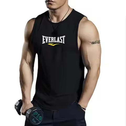 Everlast Tank Top Graphic Tee Clothing Printed Casual Streetwear Cotton Oversized Fashion Vintage Tr