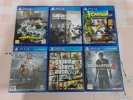 PS4 遊戲合集Valkyrie Elysium Heavy Rain Beyond First Light Red Dead   極樂淨土  暴雨殺機 惡名昭彰 碧血狂殺 地平線 唯我正義 圍攻行動