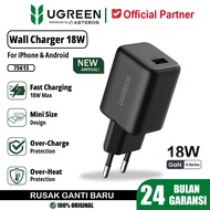 IPHONE UGREEN GaN Fast Charger Head Adapter Android Fast Charging 18W USB QC 3.0 75613 75623 Origina