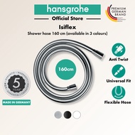 hansgrohe shower hose Isiflex - 160cm length, universal fit, anti twist, easy to clean, durable hose
