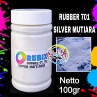 RUBBER SILVER MUTIARA 701 WATER BASIL 100GR