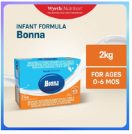 Wyeth® BONNA® Stage 1 Infant Formula for 0 to 6 months, Sachet in Box, 2kg (400g x 5)